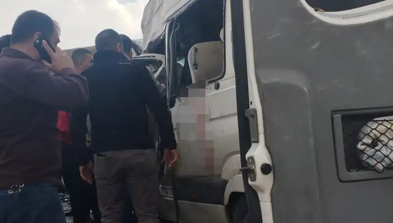 Van'da Minibüs ile Kamyonet Çarpıştı: Korkunç Kaza 6 Can Aldı