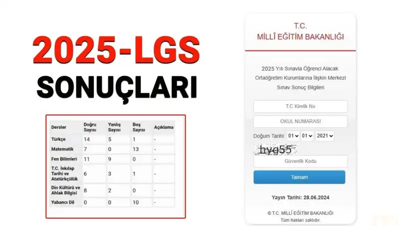2025 LGS Sınav Sonuçları Ne Zaman Açıklanacak? İşte Tüm Detaylar!