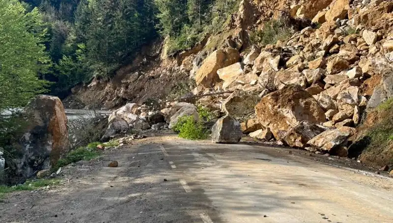 Giresun'da Heyelan: Ulaşımda Engellerle Dolu Bir Gün!