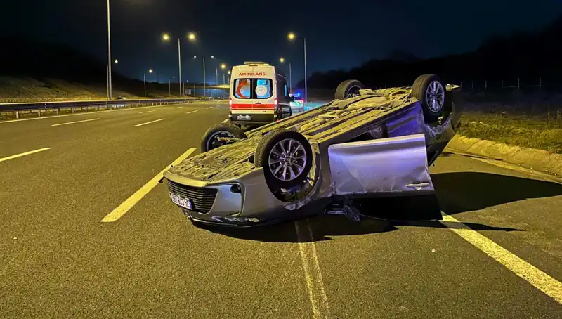 Kuzey Marmara Otoyolu'nda Çarpışma: Yaralılar Hastaneye Kaldırıldı