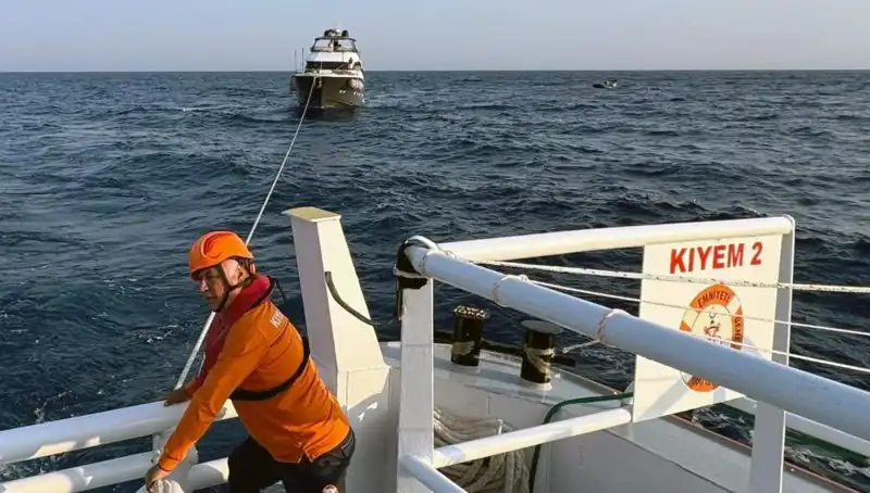 Marmaris Açıklarında Sürüklenen Tekne Korku Dolu Anlar Yaşattı!