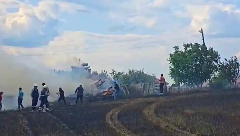 Tarlayı Kundaklayan Şüpheli, Polis Tarafından 4 Günde Yakalandı