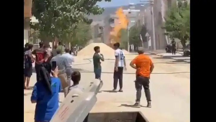 Kilis'te Doğalgaz Borusu Patladı: Büyük Panik ve Acil Önlemler Alındı